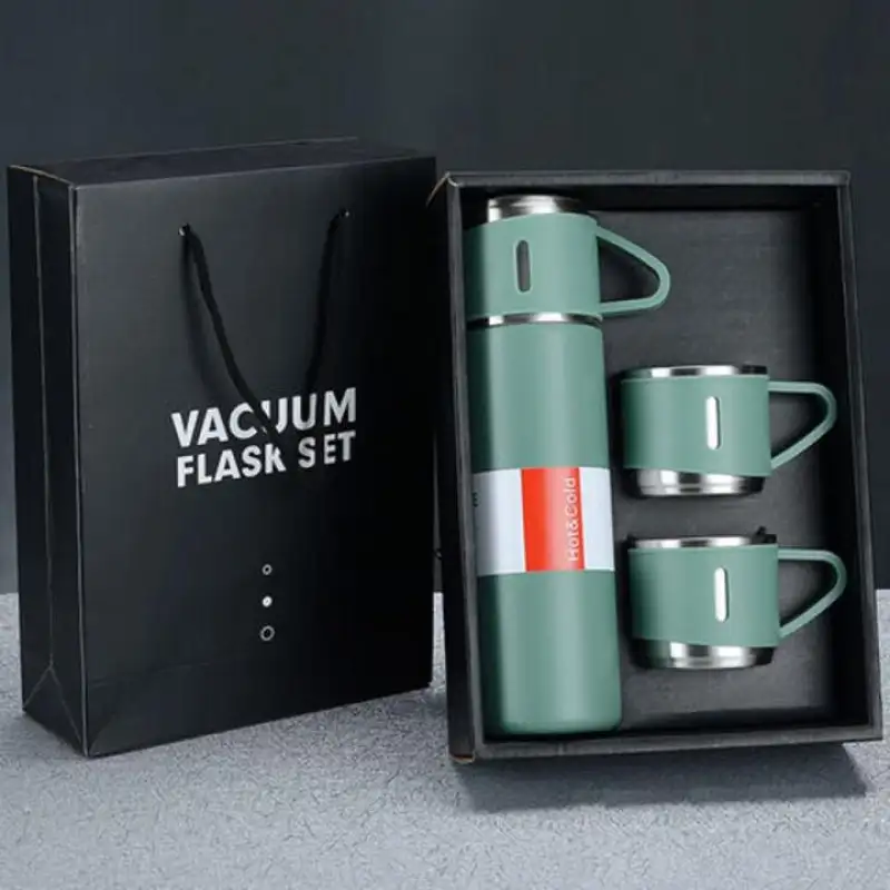 Vacuum Flask Set(Green)