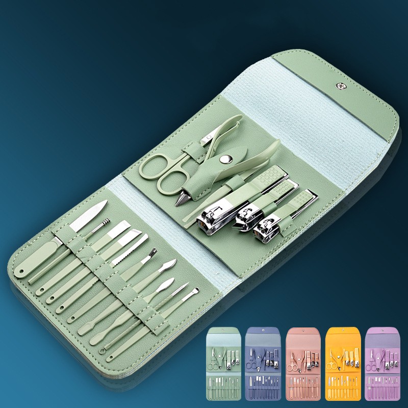 16pcs Stainless Steel Nail Cutter Tool Set
