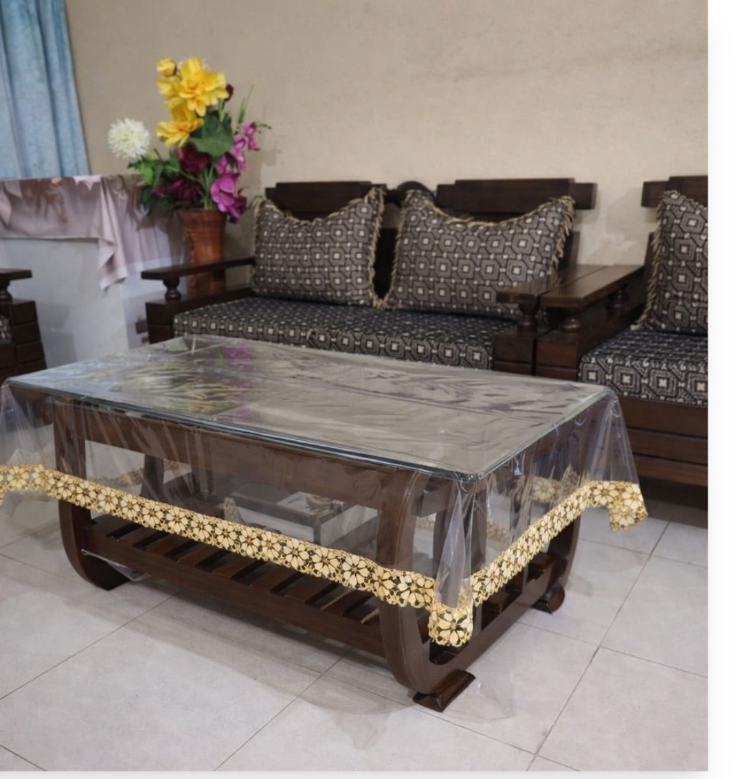 6 seat pvc dining table cloth tea table